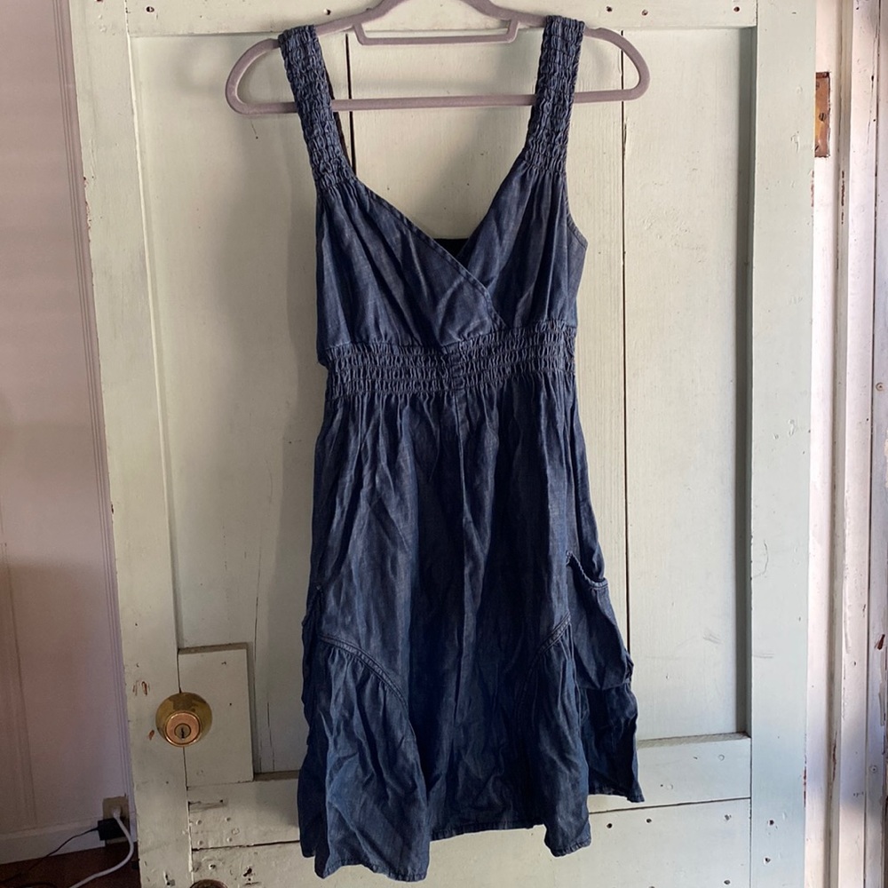 Macy’s INC Jean dress with pockets
